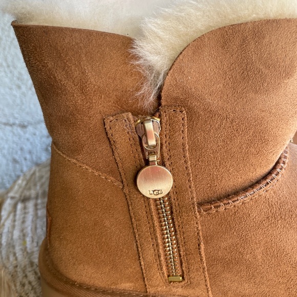UGG® Bailey Side Zip Mini Boots - Picture 2 of 5